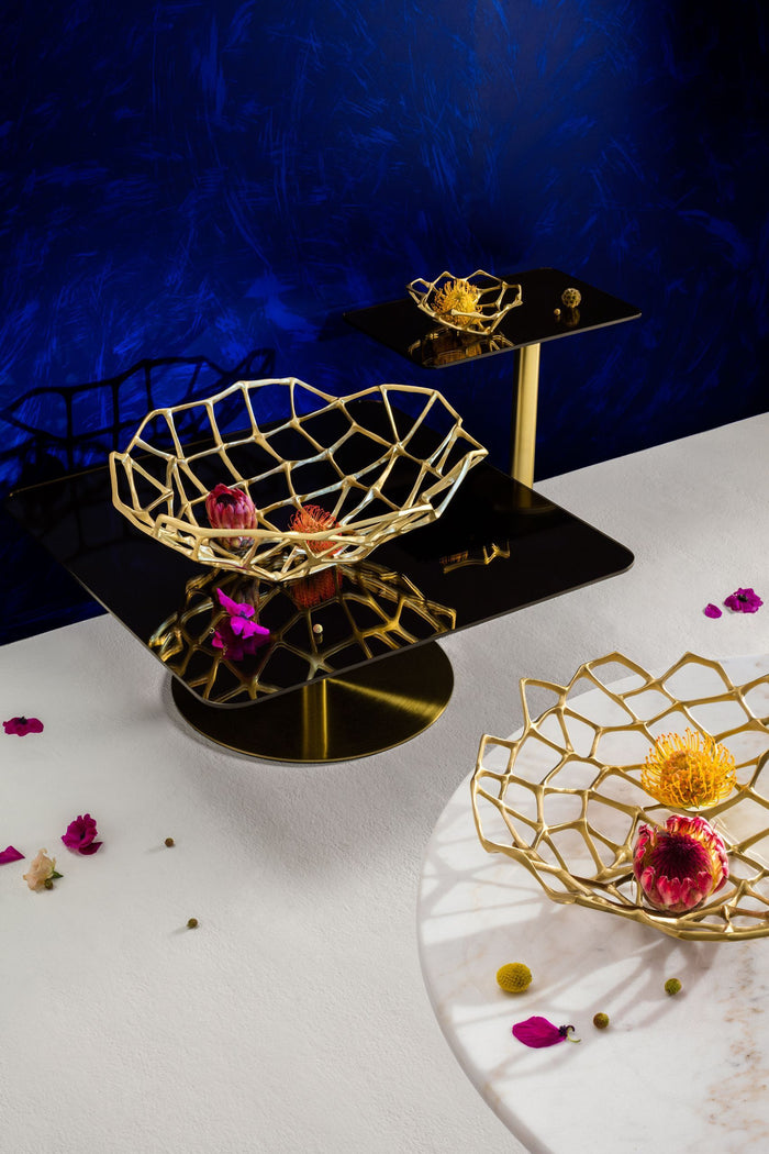 Bone fruitschaal extra large