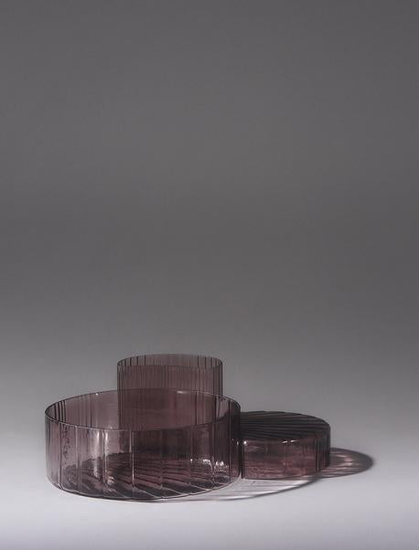 Concha schaal set van 3 roze