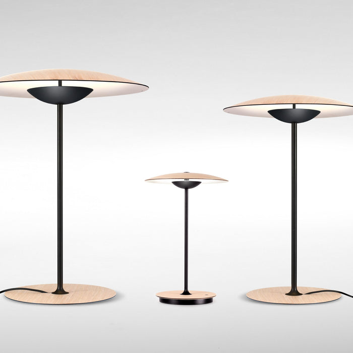 Marset Ginger 20 M tafellamp LED oplaadbaar messing|wit