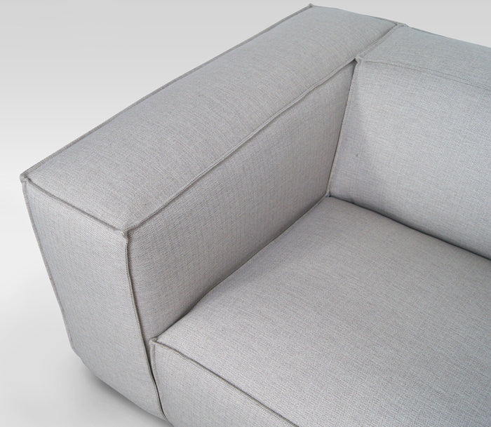 Dunbar bank met Longchair rechts Alpine 01 natural