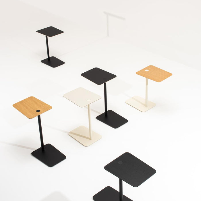 Gazzda Loop bijzettafel linoleum zwart