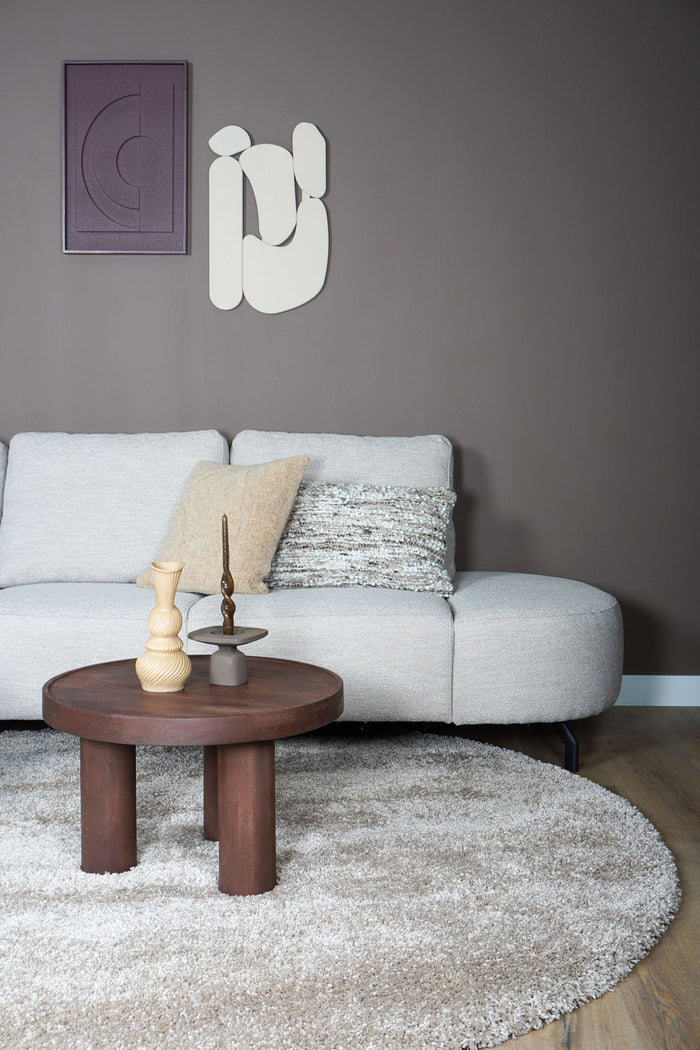 Veer Carpets - Karpet Milano Beige Rond ø200 cm