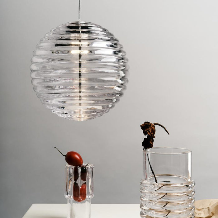 Tom Dixon Press Sphere hanglamp LED Ø30 transparant