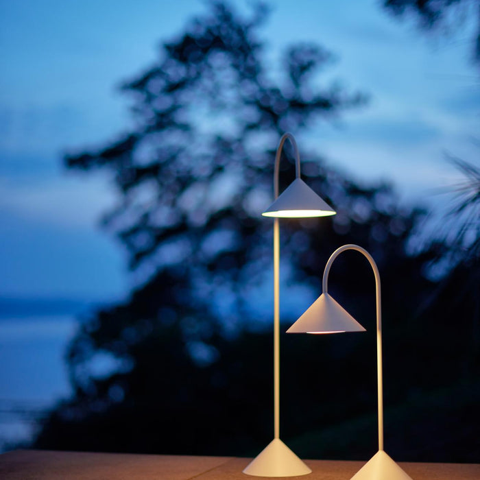 Frandsen Grasp tafellamp H47 LED oplaadbaar brass