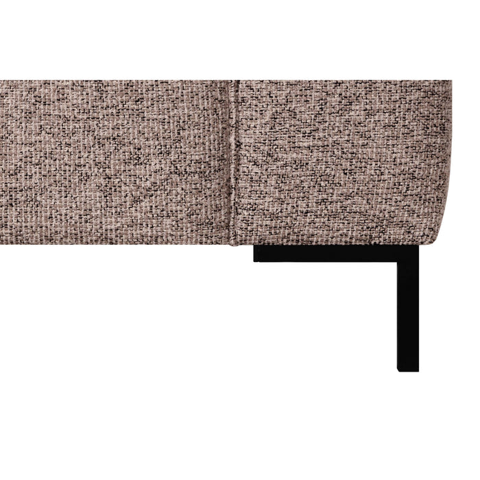 by fonQ Loft Hoekbank met Chaise Longue Links - Chenille Melange - Blush