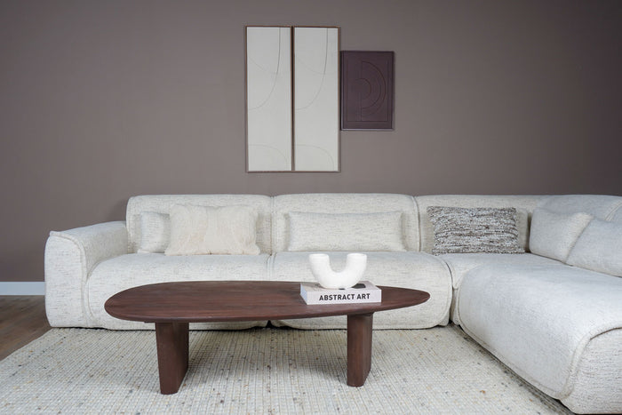 Home67 - Salontafel Rudo 135 x 75 cm - Espresso Mangohout