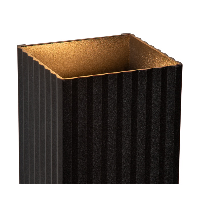 Atmooz Wandlamp Ribble - Zwart Rechthoekig - Muurverlichting