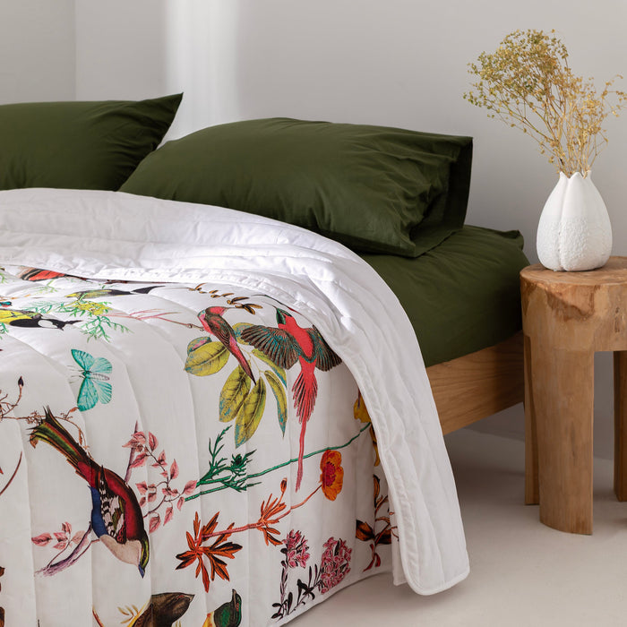 Happy Friday Bedsprei Birds of Paradise