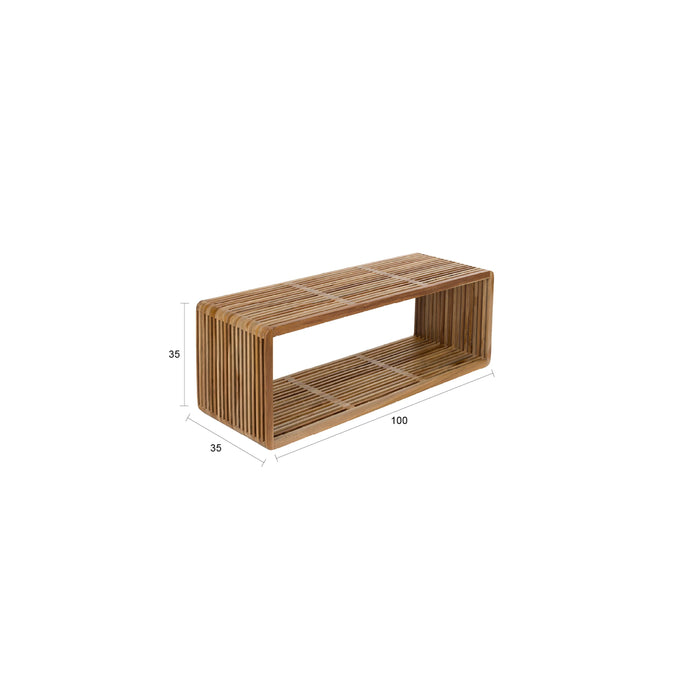 Housecraft Living Djia Salontafel Rechthoekig Teak Hout - Bruin