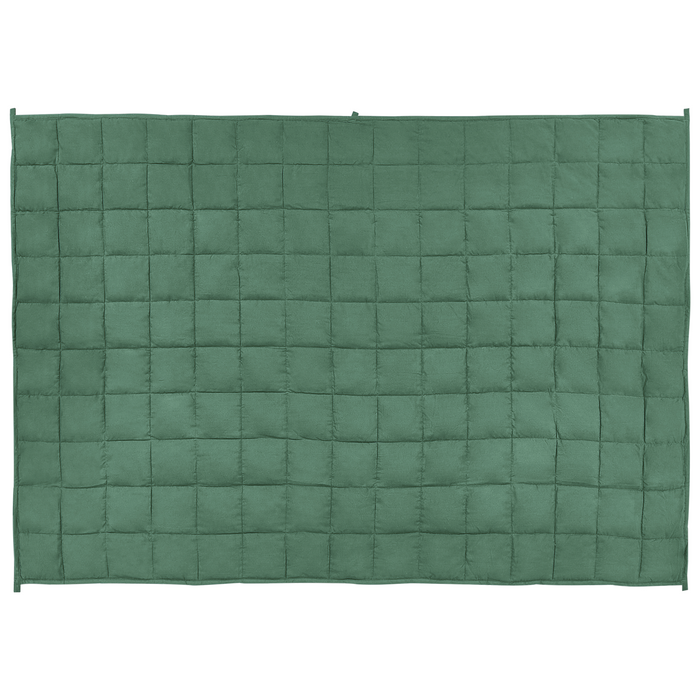 Beliani - NEREID - Verzwaringsdeken - Groen - 100 x 150 cm - Polyester