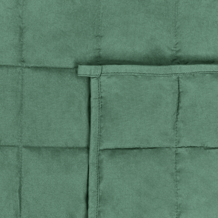 Beliani - NEREID - Verzwaringsdeken - Groen - 100 x 150 cm - Polyester