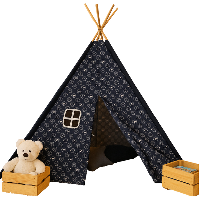 MISOU Tipi Tent voor Kinderen Speeltent 120x120x160cm Unisex Pop up...