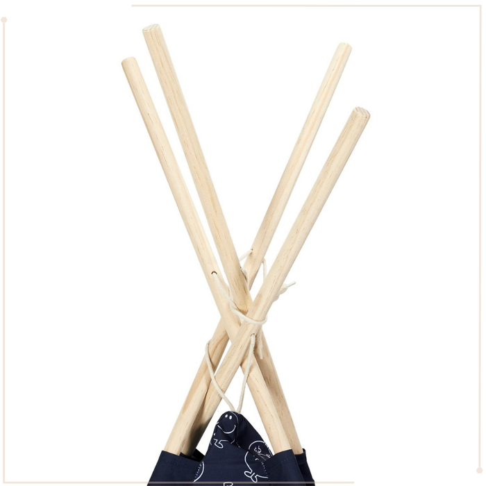 MISOU Tipi Tent voor Kinderen Speeltent 120x120x160cm Unisex Pop up...