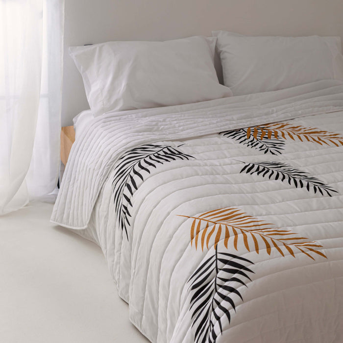 Blanc Bedsprei Foliage