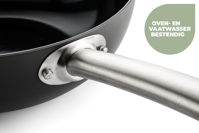 ISENVI Murray keramische grillpan 26 CM - RVS greep