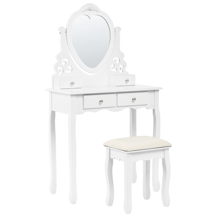 Beliani - DIVA - Kaptafel - Wit - MDF