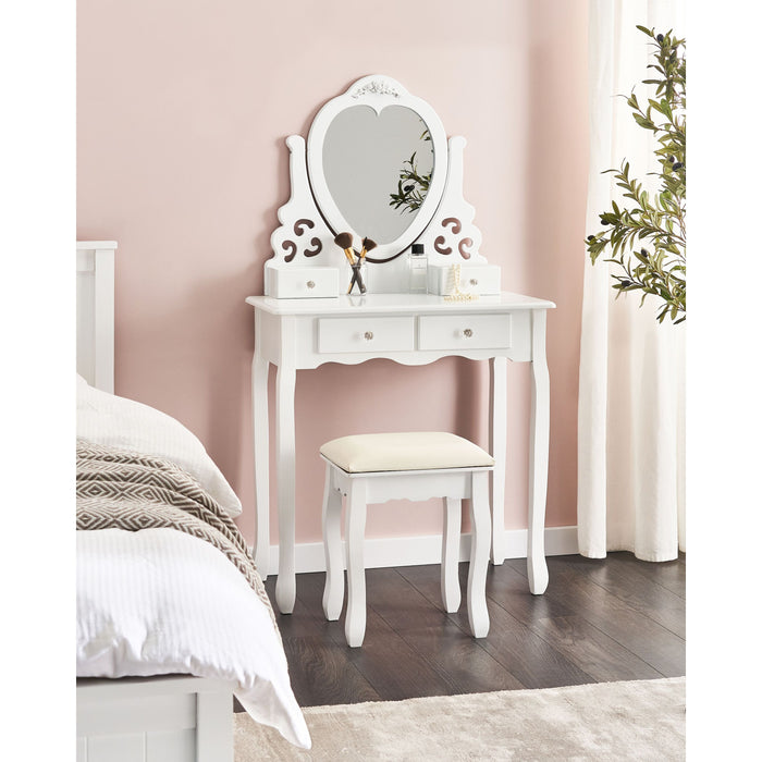 Beliani - DIVA - Kaptafel - Wit - MDF