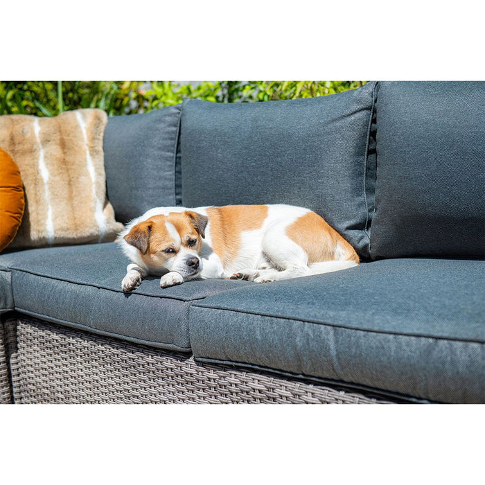 Orangebird loungeset - 4-delig - organic grey - reflex black