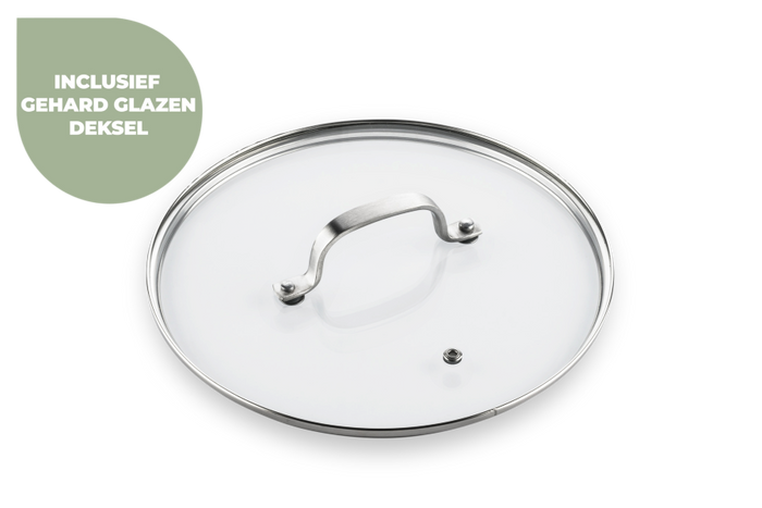 ISENVI Victoria Forged keramische kookpan 24 CM - RVS greep