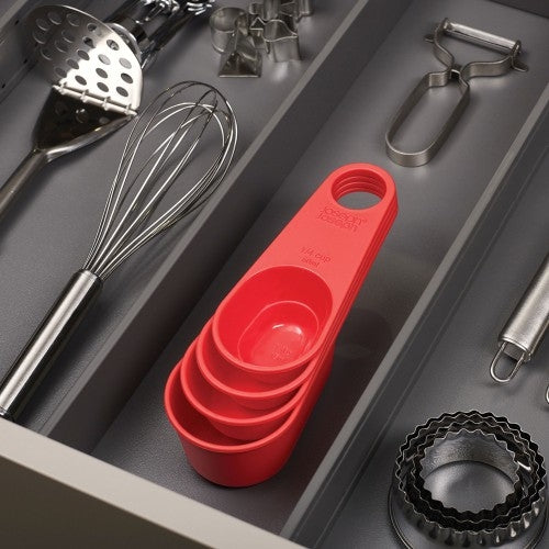 Maatcups Set - 4 stuks - Rood - Joseph Joseph | Duo