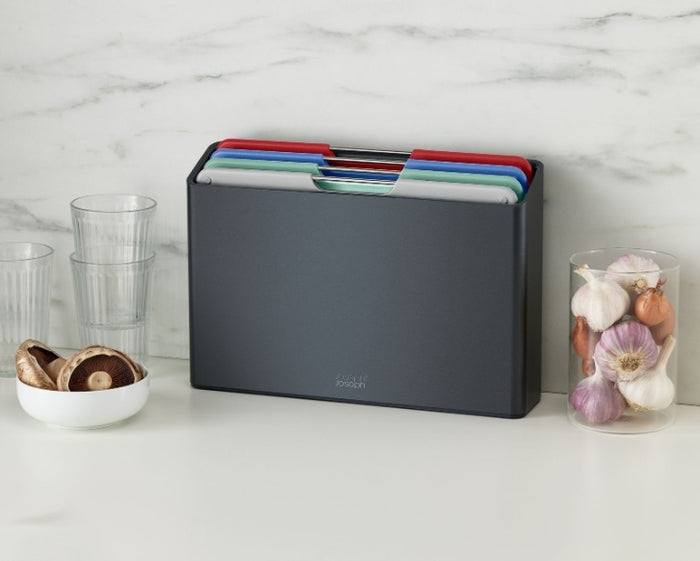 Coast Snijplanken, Set van 4 Stuks, Graphite - Joseph Joseph | Folio