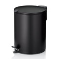 Kela Pedaal Afvalemmer, 5 L, Zwart | Mats
