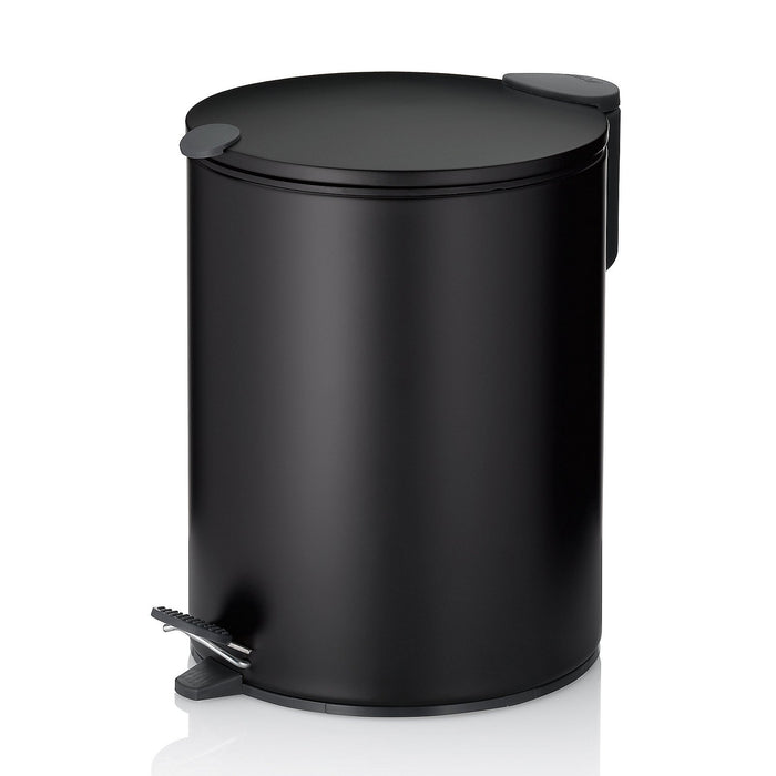 Kela Pedaal Afvalemmer, 5 L, Zwart | Mats