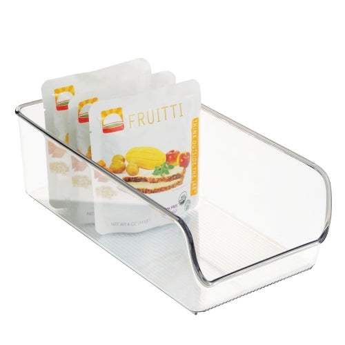 Open Opbergbox, 13 x 28.2 x 8.9 cm, Kunststof, Transparant - iDesign |