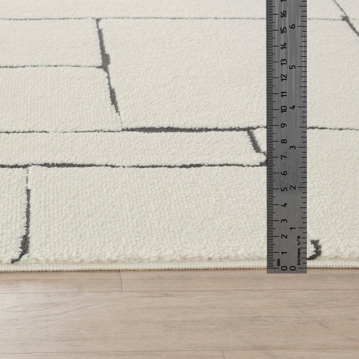 by fonQ Ribble Vloerkleed 160 x 213 cm - Zwart