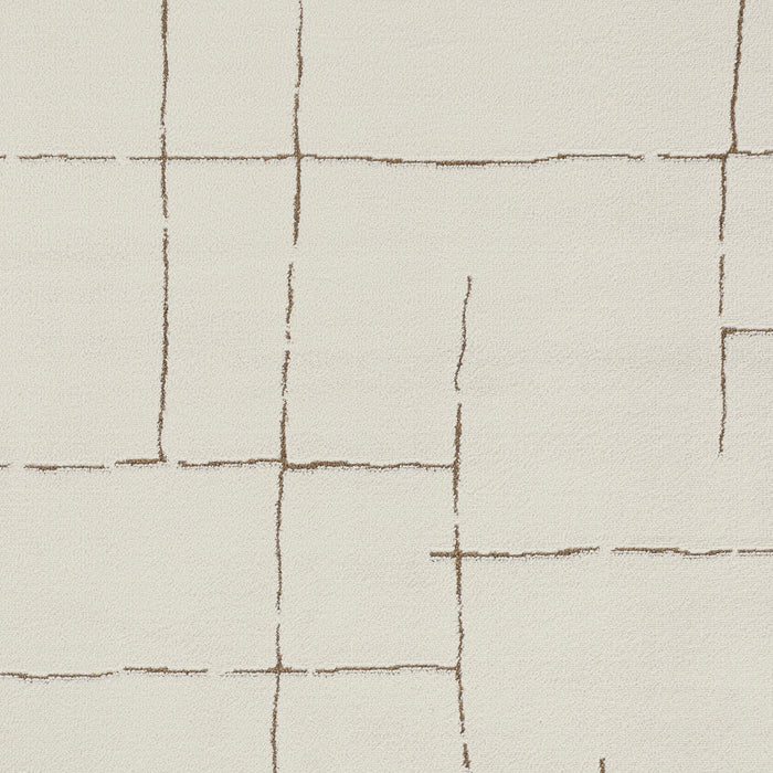 by fonQ Stribb Vloerkleed 200 x 275 cm - Latte