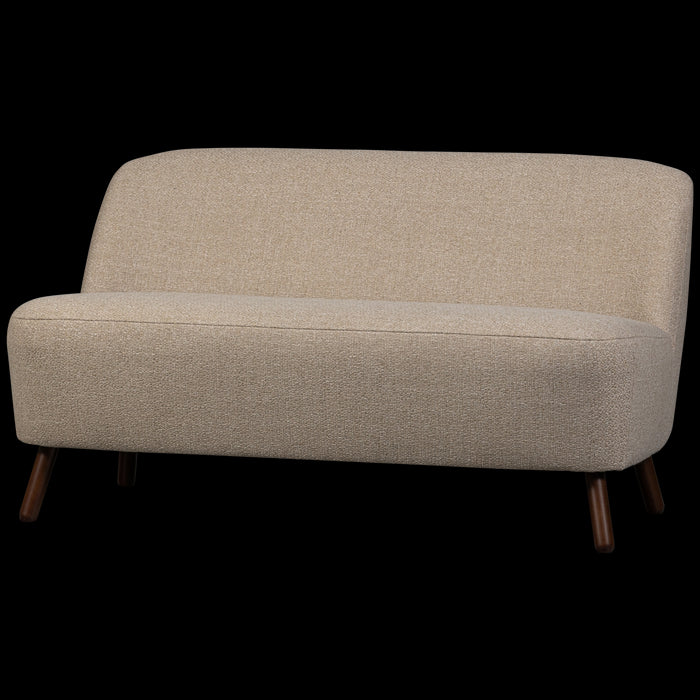 WOOOD Roan 1,5-Zits Bankje - Polyester - Zand - 72x134x79