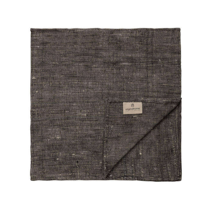 Originalhome Khadi Tafelservet Zwart 4x (44x44 cm)
