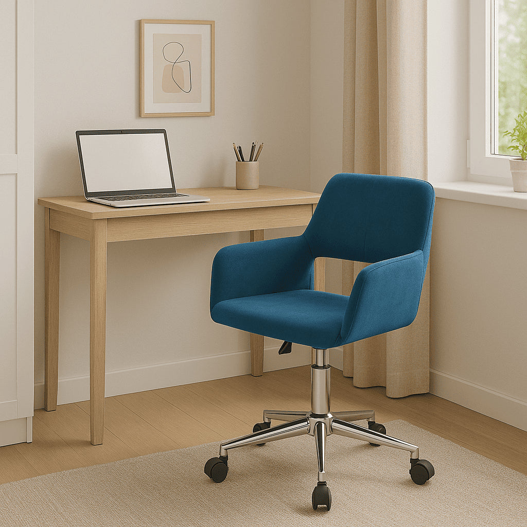 Calicosy - Fluwelen Bureaustoel ROSS