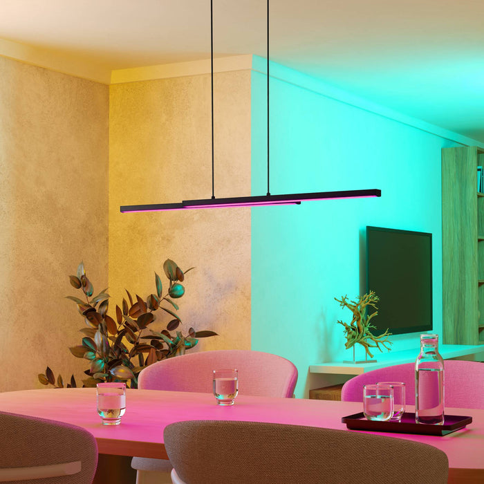 EGLO connect.z Fraioli-Z Smart Hanglamp - 105,5 cm - Zwart - RGB