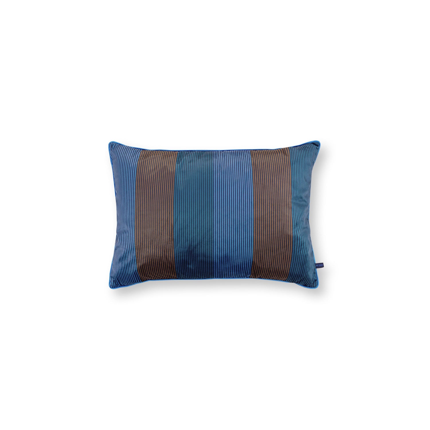 Pip Studio Sierkussen Multi Stripe - Blauw - 50x70cm