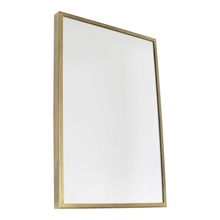 LOFT42 Industry Rectangle Spiegel - Metaal - antiek Messing - 60x40x4