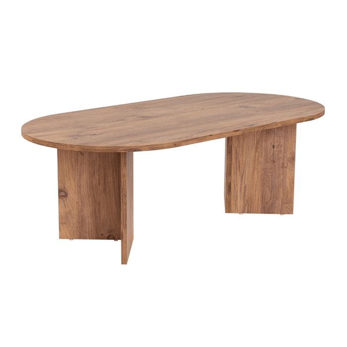 Calicosy - Ovale salontafel B119 cm - IRIS - Pijnboomeffect