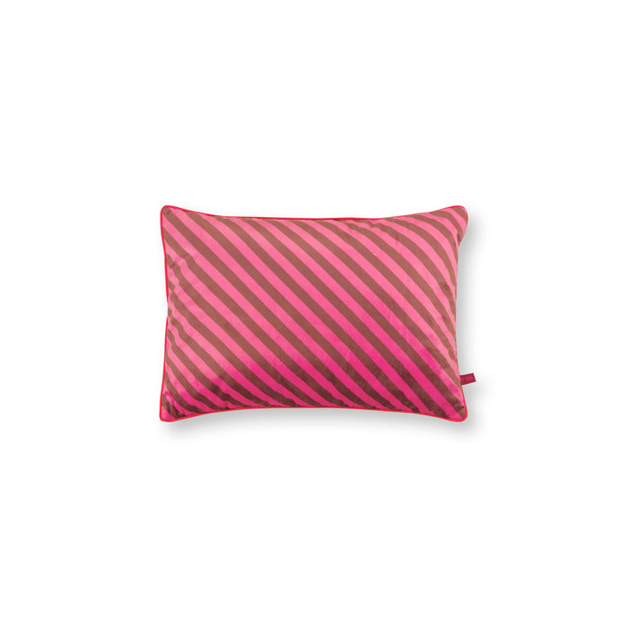 Pip Studio Sierkussen Block Stripes - Roze - 35x50cm