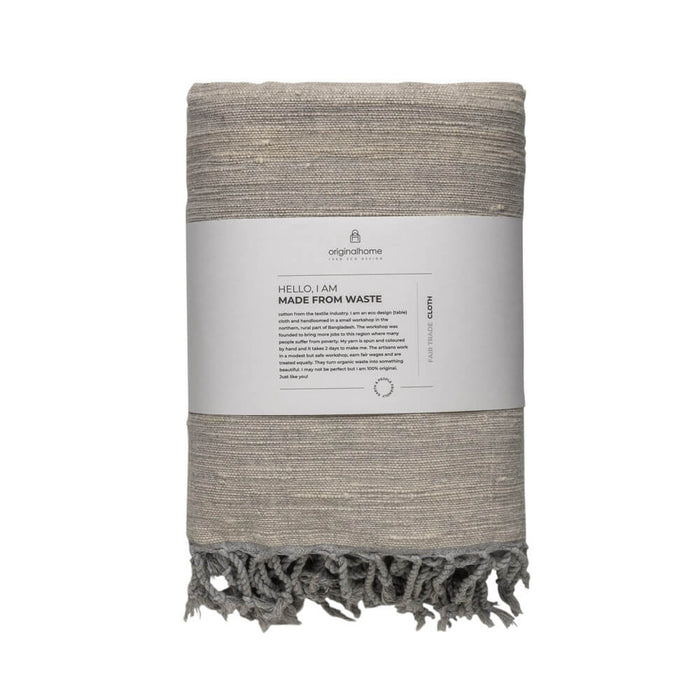 Originalhome Khadi Tafelkleed Grijs (250x130 cm)