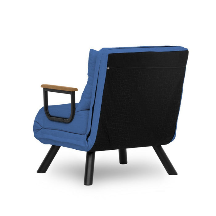 Calicosy - Slaapfauteuil SANDO - B67 cm - Blauw