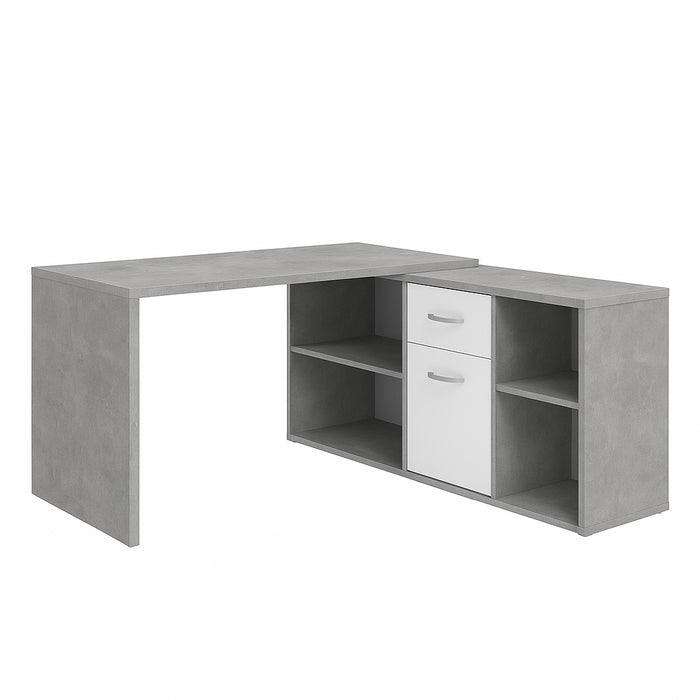 Calicosy - Hoekbureau LEX - B135,7 cm - Wit