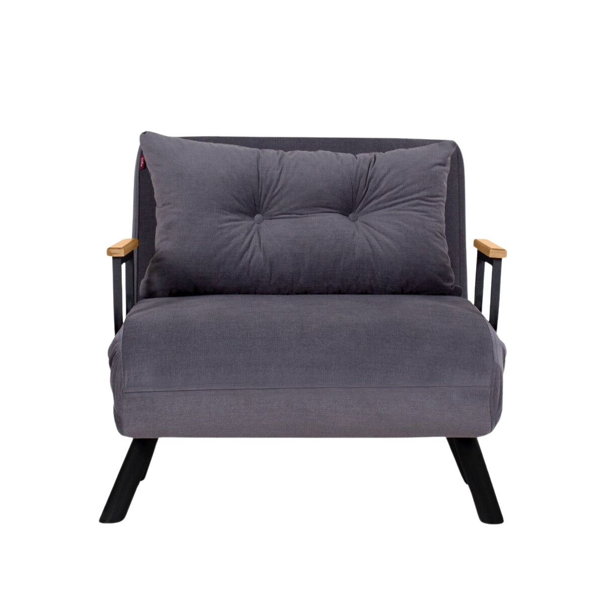 Calicosy - Slaapfauteuil SANDO - B67 cm - Grijs