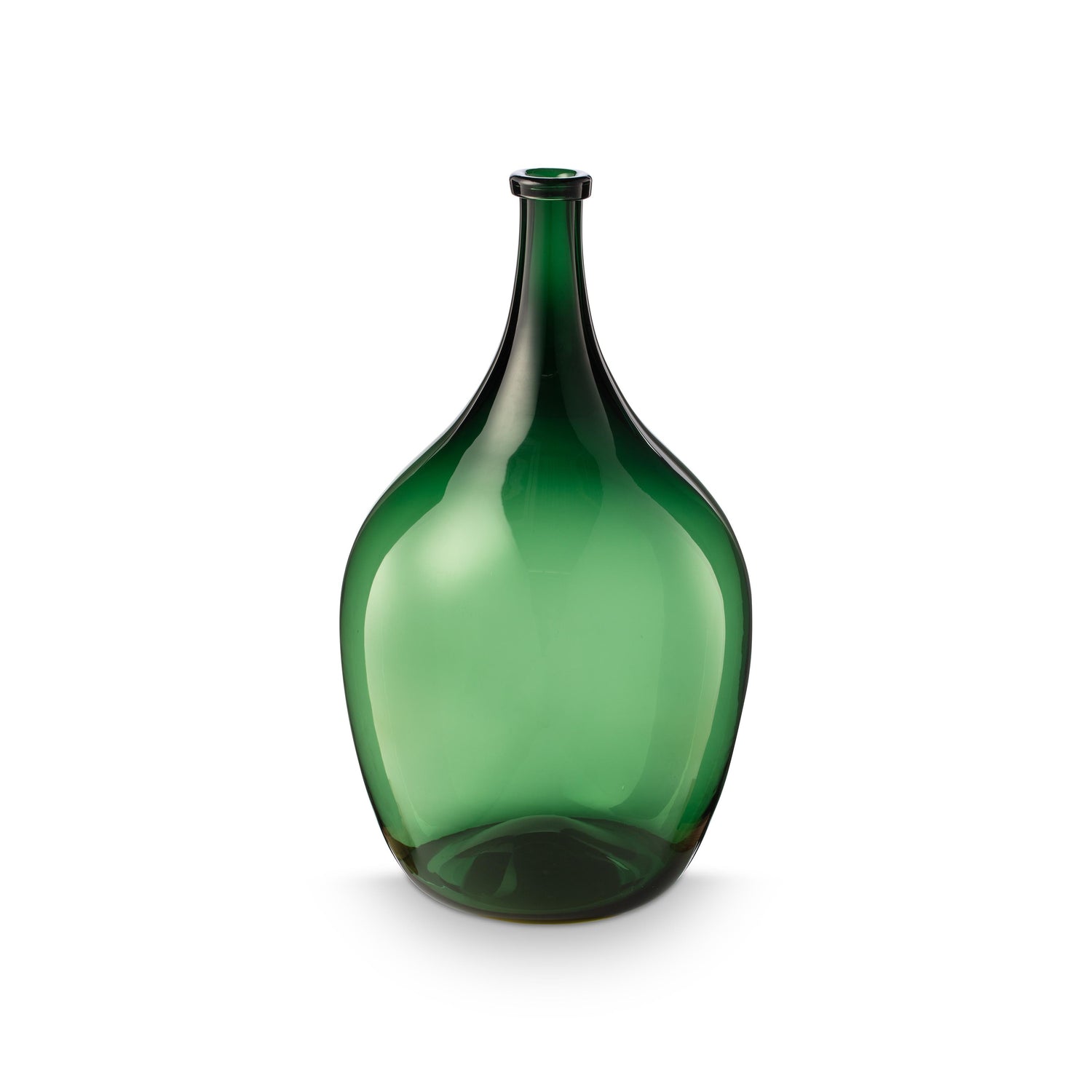 vtwonen Vaas - Bloemenvaas van Glas - Groen - 31x52.2cm