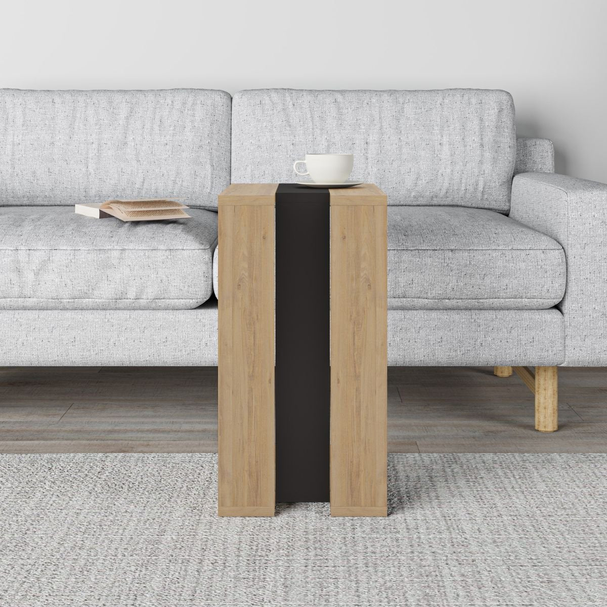 Calicosy - Bijzettafel MACHA - H57 cm - Grijs