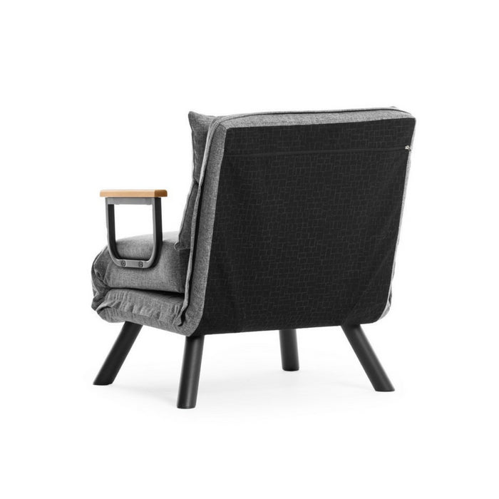 Calicosy - Slaapfauteuil SANDO - B67 cm - Lichtgrijs