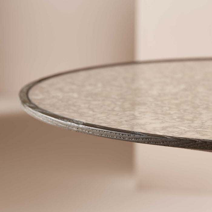 Signature - Bijzettafel MAFRA - L60 cm - Eiken en glas