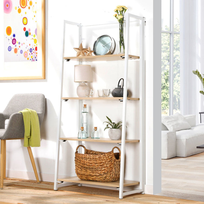 Calicosy - Opvouwbare Kast - Industriële stijl - H134,5 cm - Wit