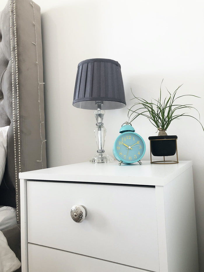 NeXtime - NeXtime - Wekker -  16 cm - Metaal - Turquoise - 'Single