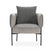 Calicosy - Fauteuil ARUNI - L73 cm - Metalen poten
