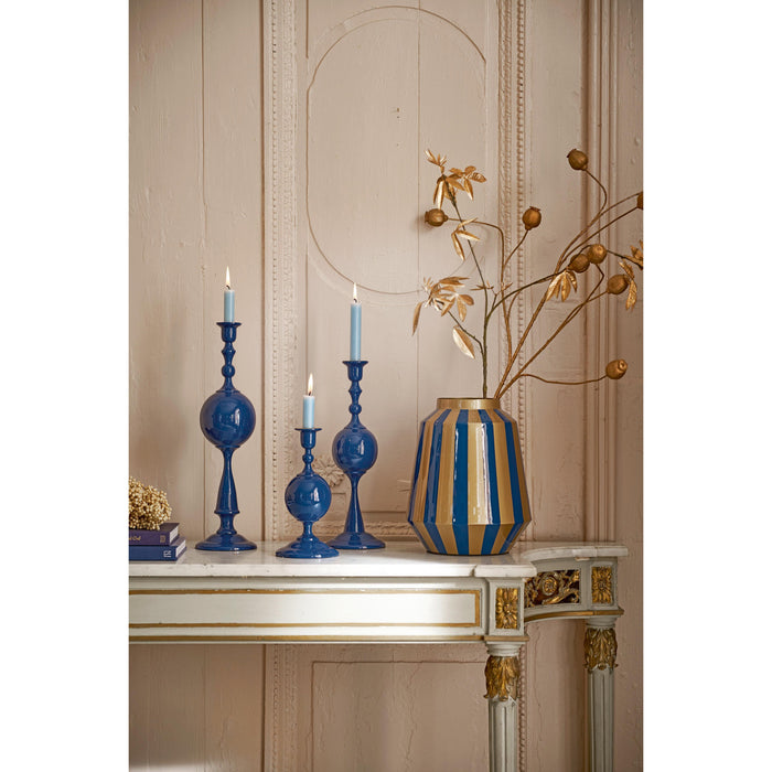 Pip Studio Kandelaar Sphere - van Metaal - Navy - 44cm